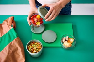 Mepal, Lunchpot Ellipse 500+200+200 ml Nordic Black