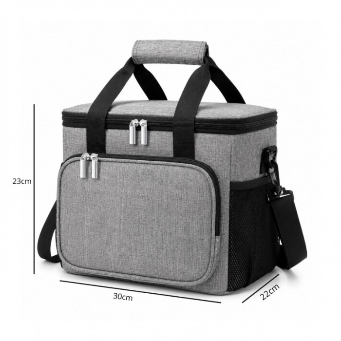 Torba termiczna do przenoszenia żywności LUNCH BOX 15l + 2 wkłady chłodzące