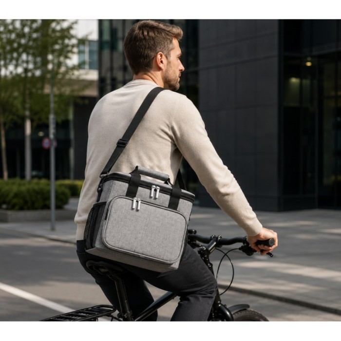 Torba termiczna do przenoszenia żywności LUNCH BOX 15l + 2 wkłady chłodzące