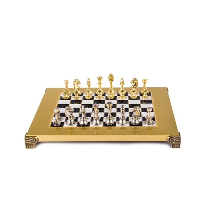 Manopoulos-szachy z metalu - STAUNTON-gold.webp