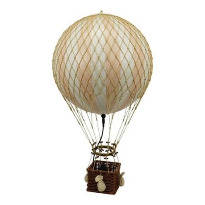 Authentic Models, model historycznego balonu z oświetleniem LED - Pink/White