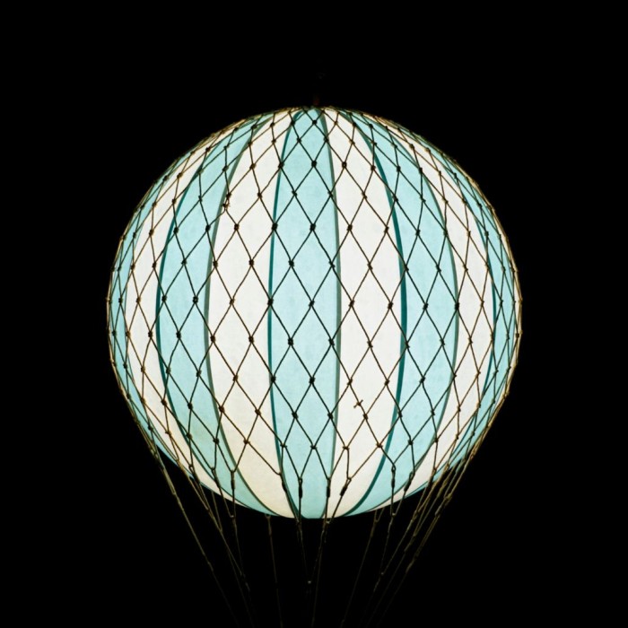Authentic Models, model historycznego balonu z oświetleniem LED - Light Blue/White
