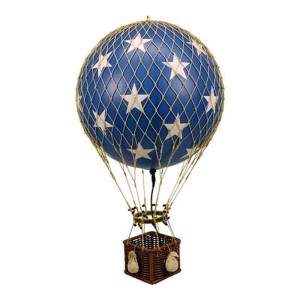Authentic Models, model historycznego balonu z oświetleniem LED - Blue/Stars