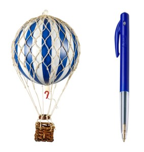 AP160BW - Authentic Models, mini-model historycznego balonu - Blue White - mywdomu.pl