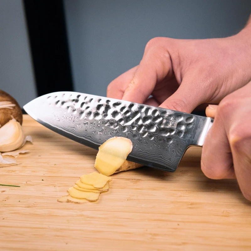 Kotai, Nóż wielofunkcyjny Santoku Damascus