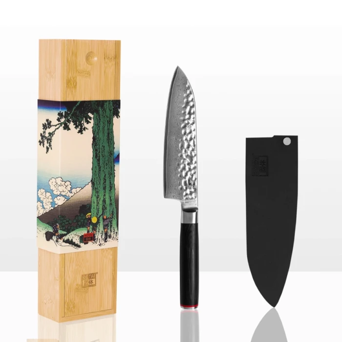 Kotai, Nóż wielofunkcyjny Santoku Damascus