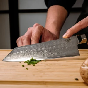 Kotai, Nóż kuchenny - nóż wielofunkcyjny Bunka Santoku Damascus