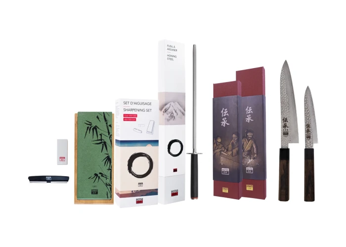Kotai, Zestaw podstawowy Densho Deluxe: 2 noże i 2 akcesoria