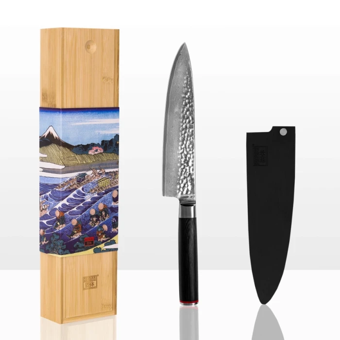 Kotai, Nóż kuchenny - nóż szefa kuchni Gyuto Damascus