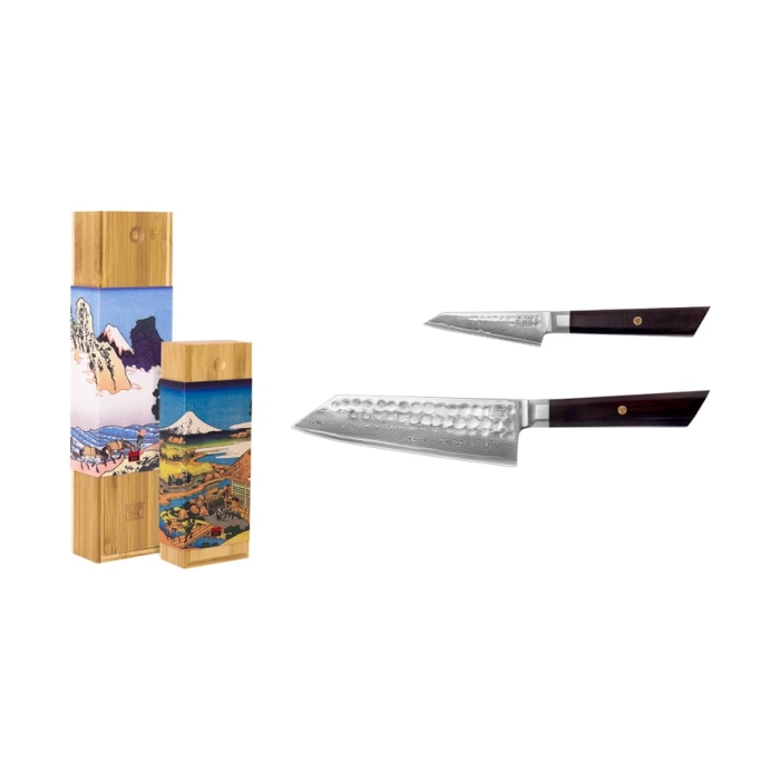 Kotai, Zestaw noży Starter 2-częściowy – kolekcja Bunka Damascus