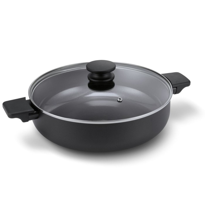 Brabantia, patelnia głęboka z pokrywką 28 cm Vanta