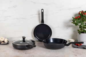 Brabantia, wok-patelnia z nieprzywierającą powłoką 28 cm Onyx