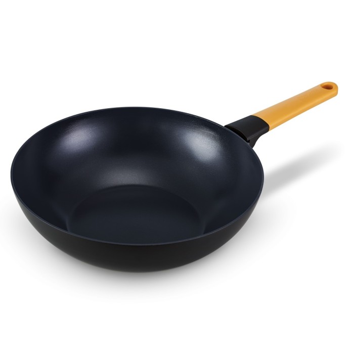 Brabantia, wok-patelnia z nieprzywierającą powłoką 30 cm Yellow Tasty