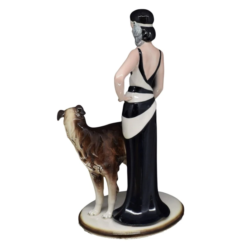 P4Y, figurka porcelanowa DAMA z PSEM-CHARTEM-MYwDOMU.pl