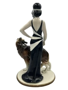 P4Y, figurka porcelanowa DAMA z PSEM-CHARTEM-MYwDOMU.pl