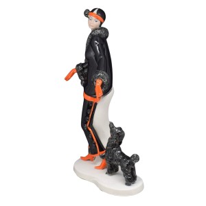 P4Y, figurka porcelanowa DAMA z PSEM-PUDLEM (Di Kaye Coll.) - MYwDOMU.pl
