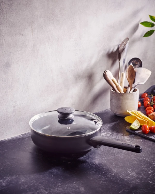Brabantia, patelnia głęboka z pokrywką 24 cm Vanta