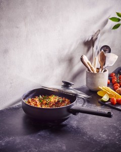 Brabantia, patelnia głęboka z pokrywką 24 cm Vanta