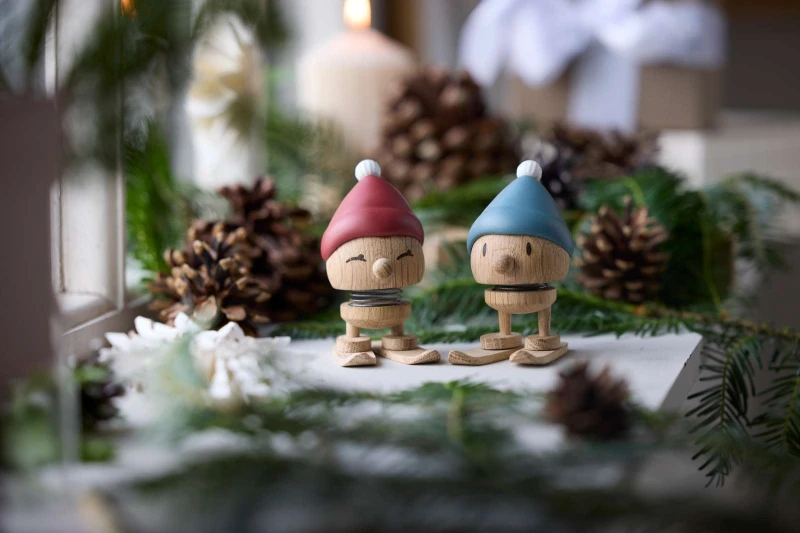 Hoptimist figurka Skiing Bumble S Sky