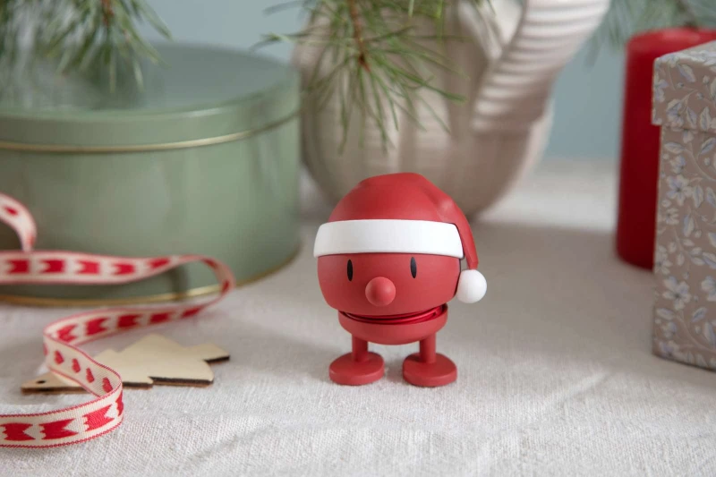 Hoptimist figurka soft Santa Bumble S Red