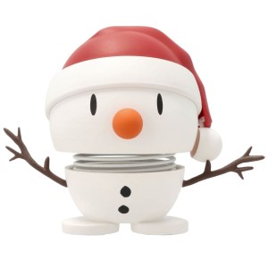 Hoptimist figurka soft Santa Snowman S White