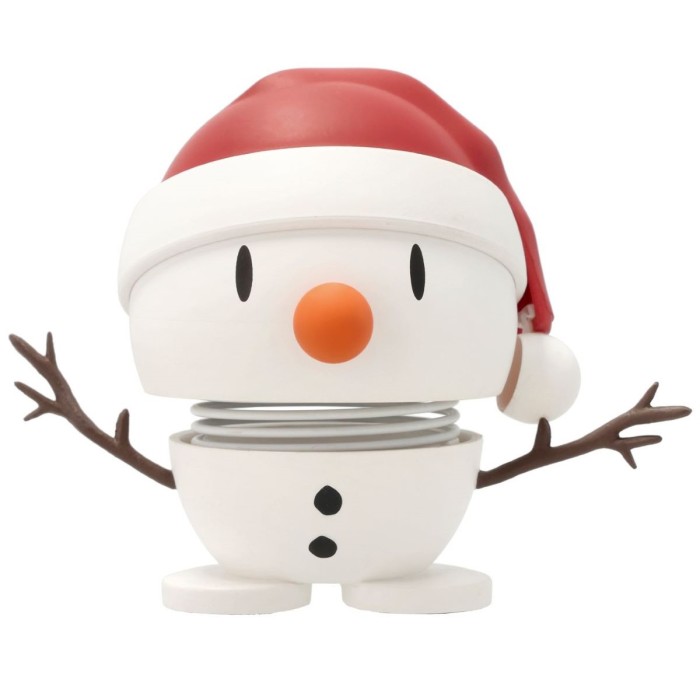 Hoptimist figurka soft Santa Snowman S White