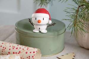Hoptimist figurka soft Santa Snowman S White