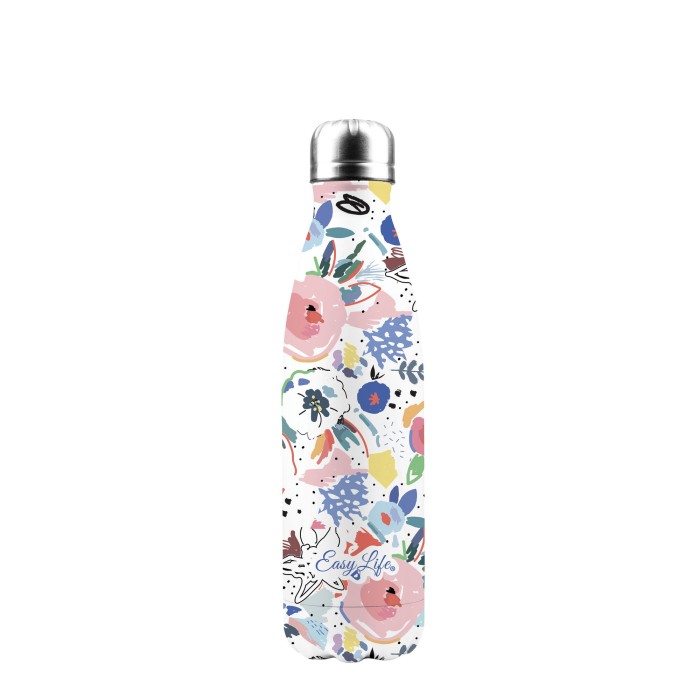 Easy Life/Nuova R2S, butelka termiczna - termos KWIATY (500ml)