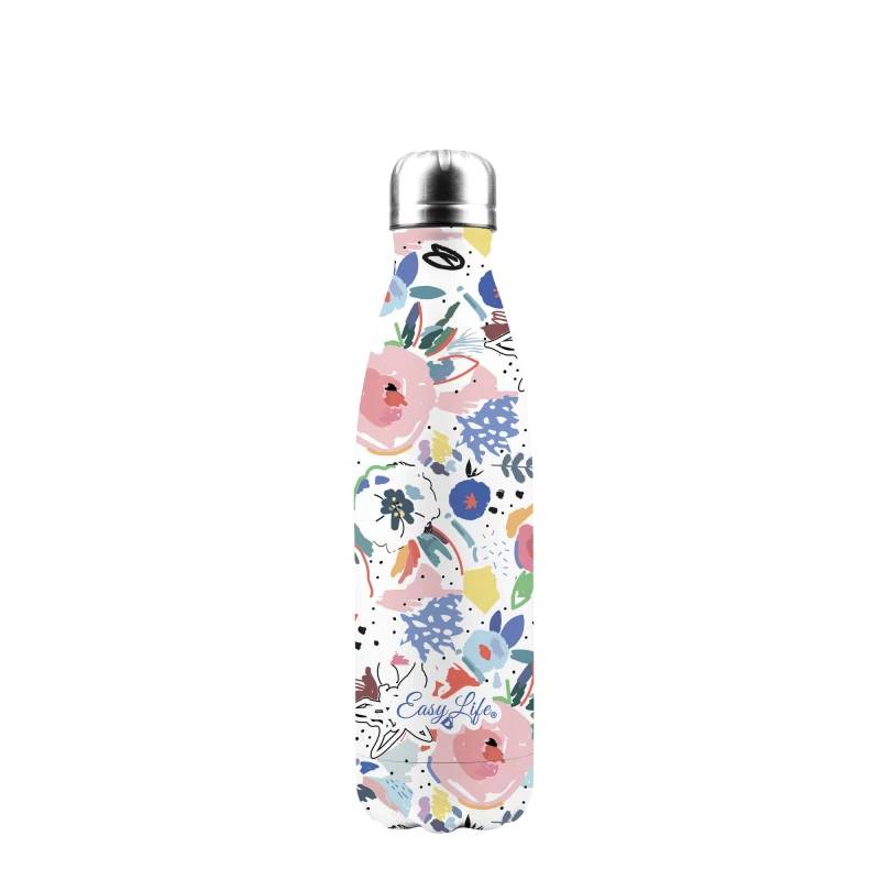 Easy Life/Nuova R2S, butelka termiczna - termos KWIATY (500ml)