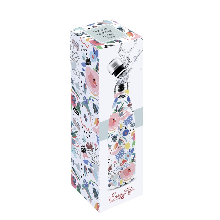Easy Life/Nuova R2S, butelka termiczna - termos KWIATY (500ml)