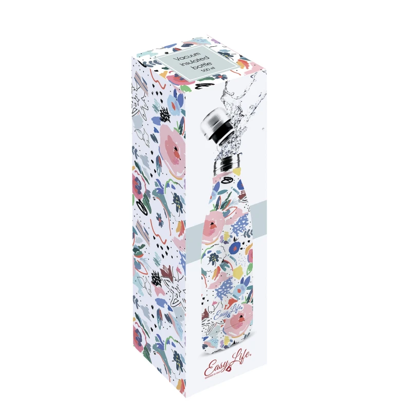 Easy Life/Nuova R2S, butelka termiczna - termos KWIATY (500ml)