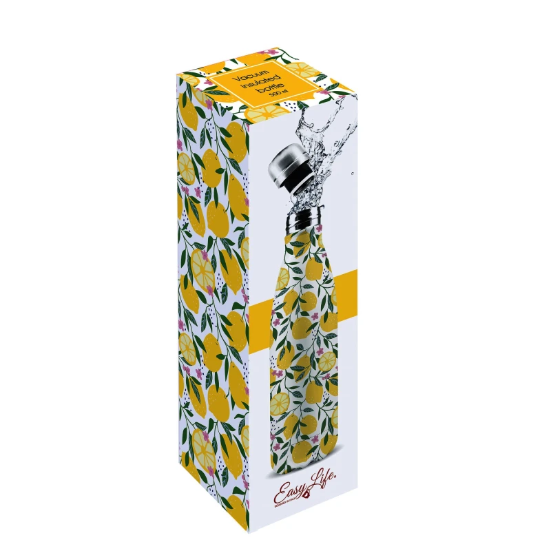 Easy Life/Nuova R2S, butelka termiczna - termos CYTRYNY (500ml)
