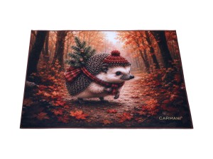Carmani, podkładka na stół z tw. sztucznego - JESIENNE ZWIERZĘTA (ok. 40x30cm)