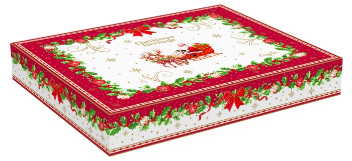 Easy Life/Nuova R2S/Pozzi, porcelanowa paterka-choinka 28,5x21,5cm