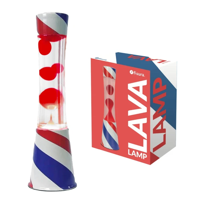 LT1647-Fisura, relaksacyjna lampa-lawa/wosk - WIEŻA ''Barber''-MYwDOMU.pl