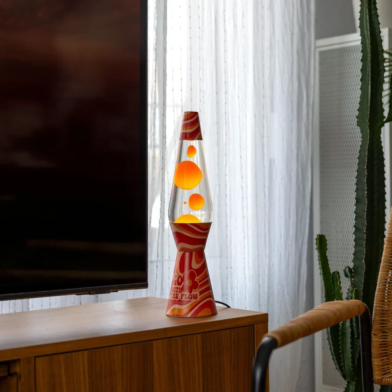 LLB2410271-Fisura, relaksacyjna lampa-lawa/wosk GO WITH THE FLOW-MYwDOMU.pl