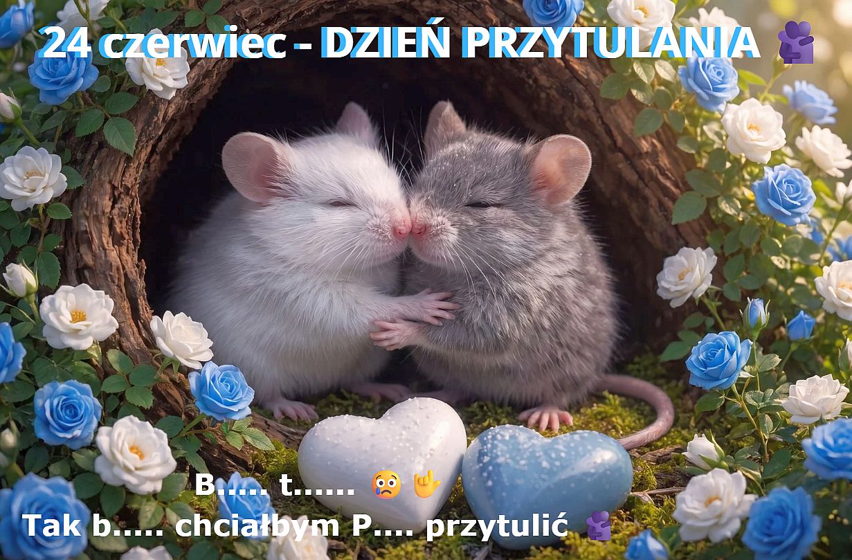 24 czerwiec - DZIEŃ PRZYTULANIA
